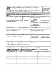 pco accreditation application form|Department of Environment and Natural Resources .